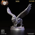 3D Printed Clay Cyanide Shedu Kingdom of Persia 28 32 mm D&D