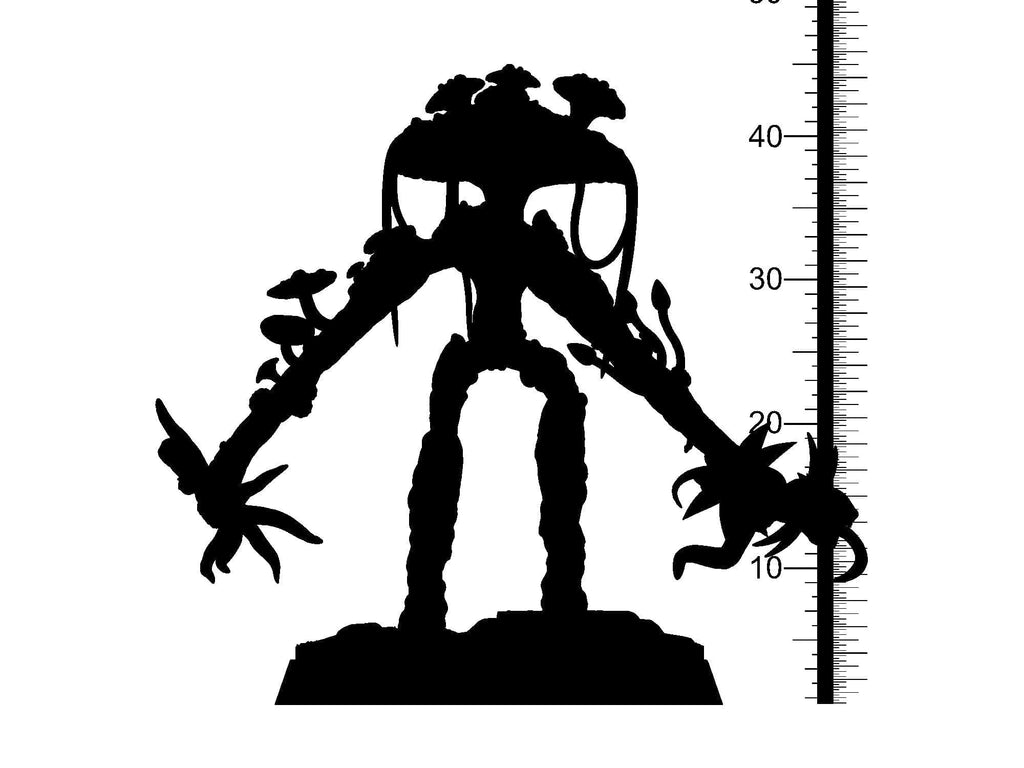 3D Printed Clay Cyanide Shroomkin Factions Tribes 28 32 mm D&D