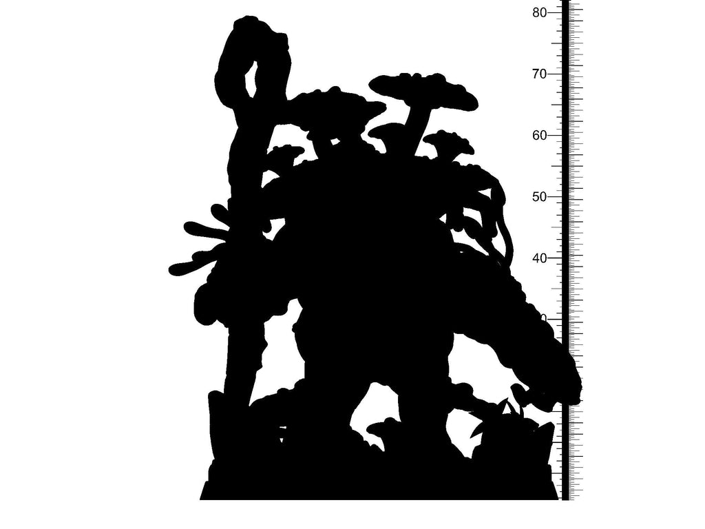 3D Printed Clay Cyanide Shroomkin Factions Tribes 28 32 mm D&D