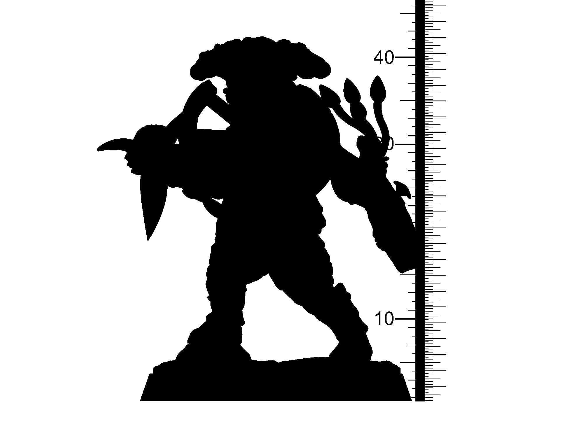 3D Printed Clay Cyanide Shroomkin Factions Tribes 28 32 mm D&D