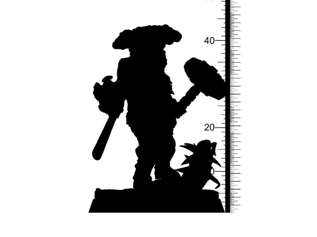 3D Printed Clay Cyanide Shroomkin Factions Tribes 28 32 mm D&D