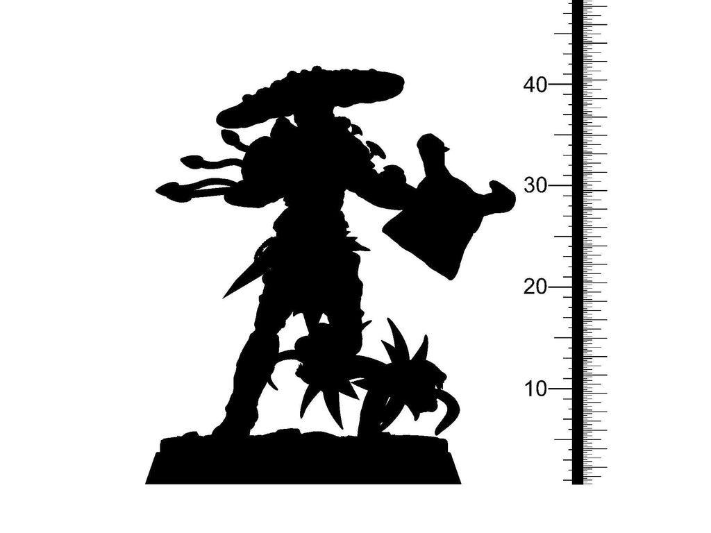 3D Printed Clay Cyanide Shroomkin Factions Tribes 28 32 mm D&D