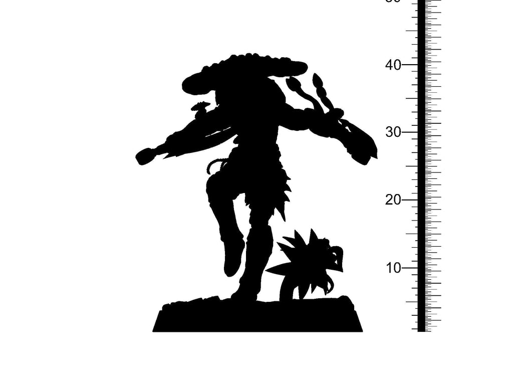3D Printed Clay Cyanide Shroomkin Factions Tribes 28 32 mm D&D