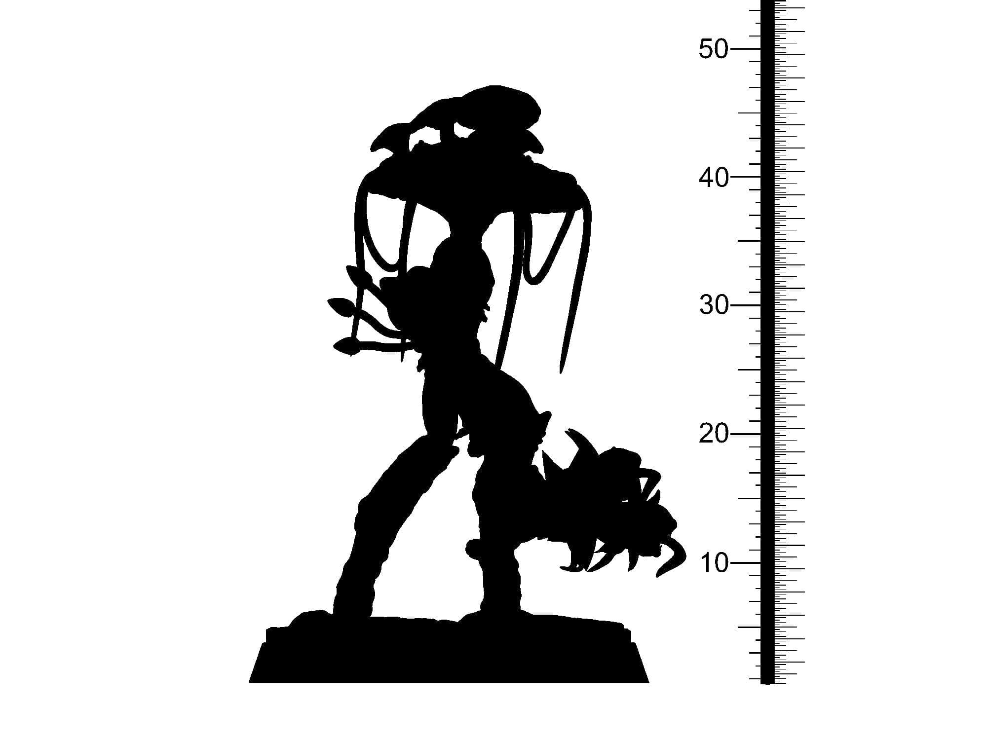 3D Printed Clay Cyanide Shroomkin Factions Tribes 28 32 mm D&D