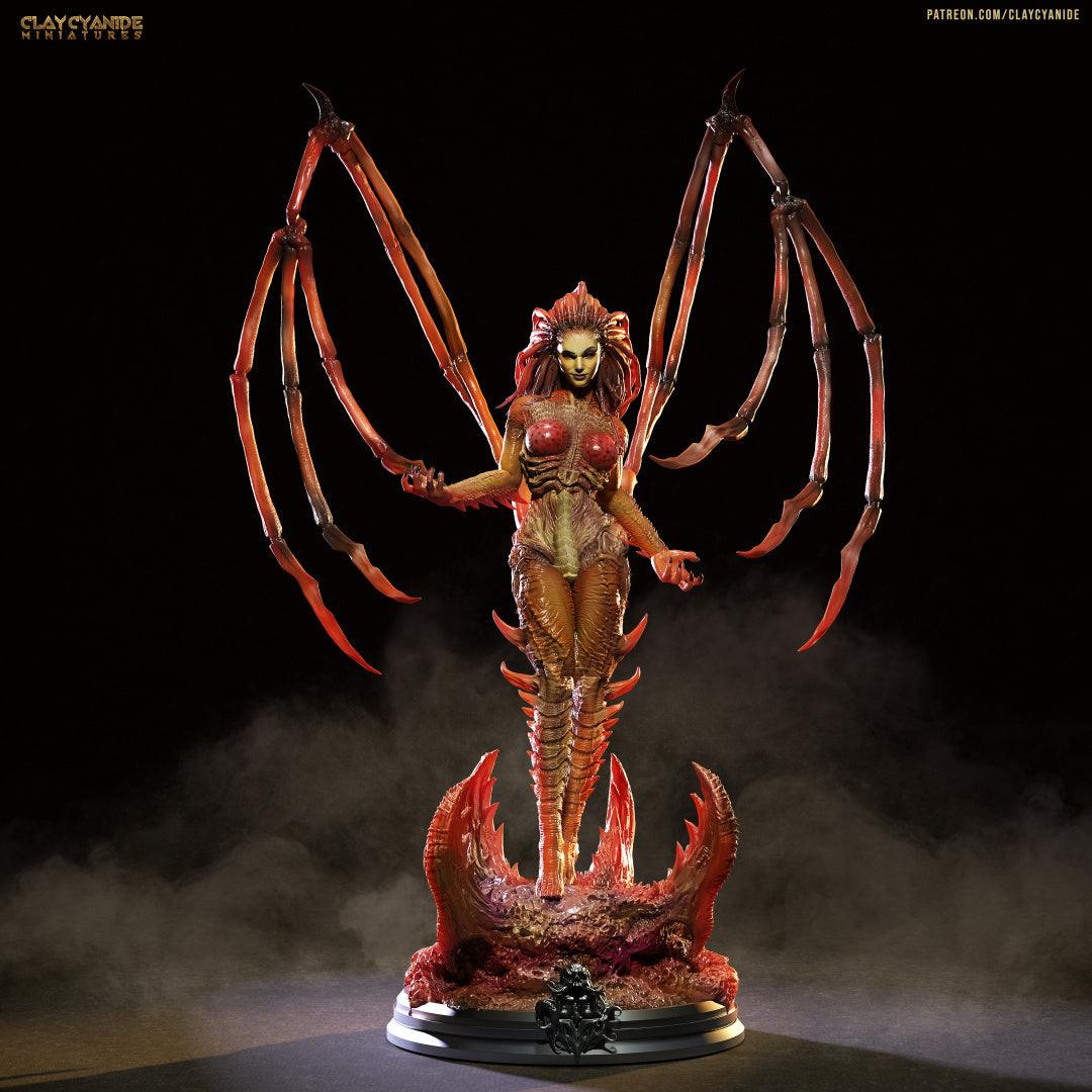 3D Printed Clay Cyanide Starcraft Kerrigan 28mm-32mm Ragnarok D&D