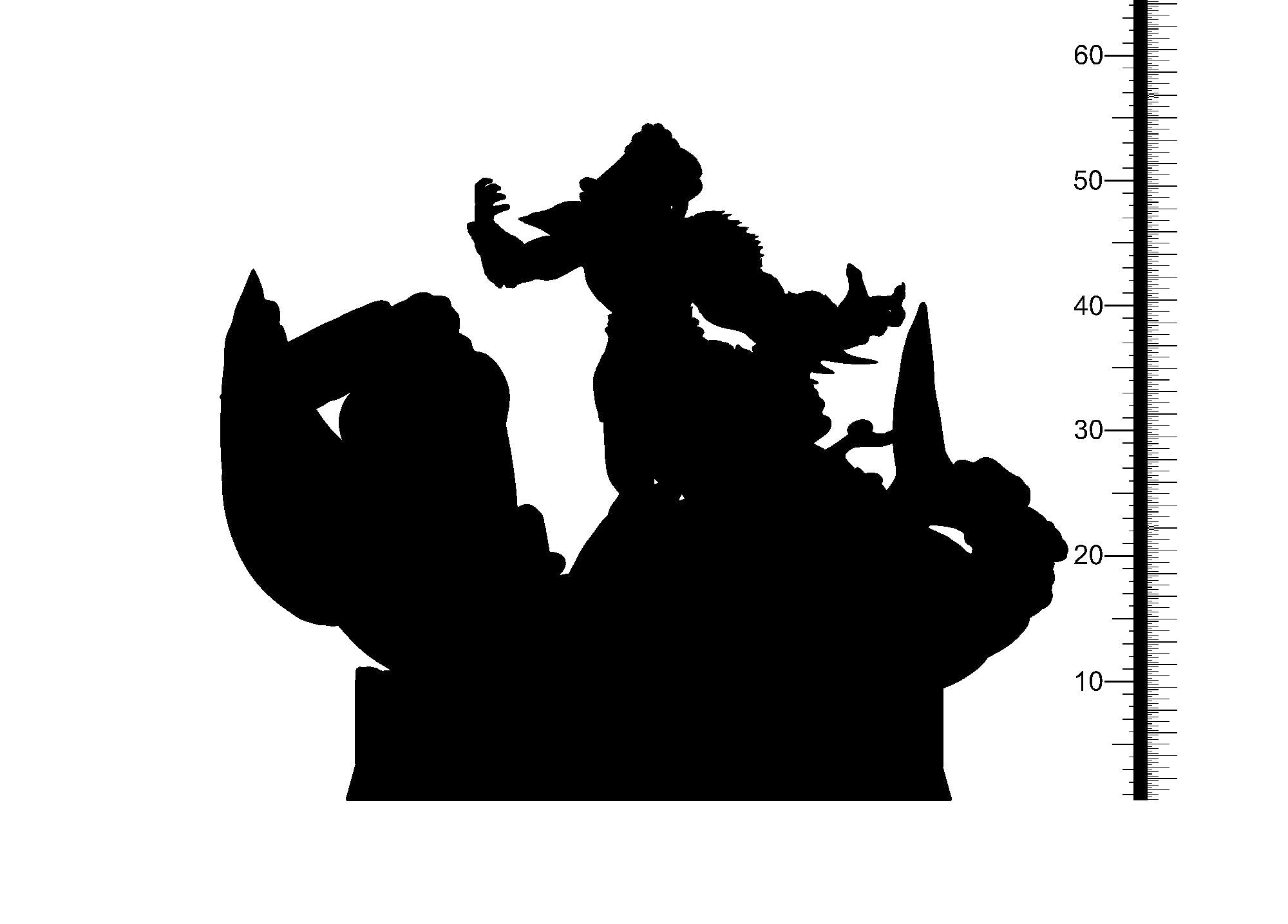 3D Printed Clay Cyanide Tangaroa Maori Mythos 28mm-32mm Ragnarok D&D