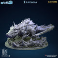 3D Printed Clay Cyanide Taniwha Maori Mythos 28mm-32mm Ragnarok D&D