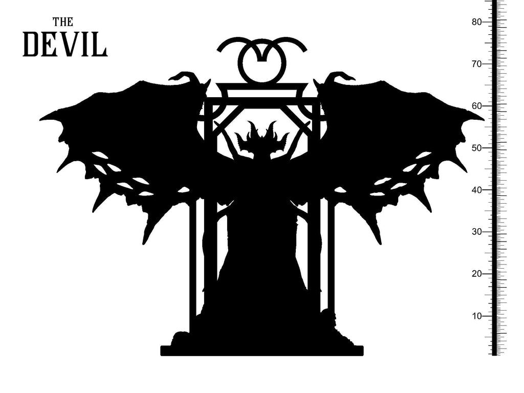 3D Printed Clay Cyanide The Devil Tarot Ragnarok D&D