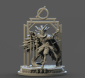 3D Printed Clay Cyanide The Fool Tarot Ragnarok D&D