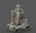 3D Printed Clay Cyanide The Heirophant Tarot Ragnarok D&D