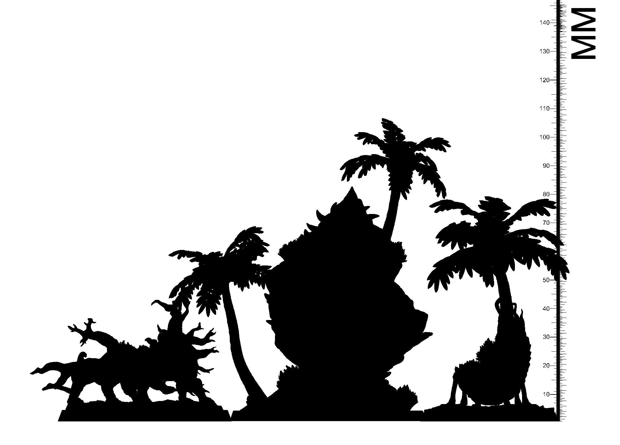 3D Printed Clay Cyanide Tipua Tree and Shell Set Maori Mythos 28mm-32mm Ragnarok D&D