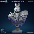 3D Printed Clay Cyanide Tumatauenga Bust Maori Mythos  Ragnarok D&D