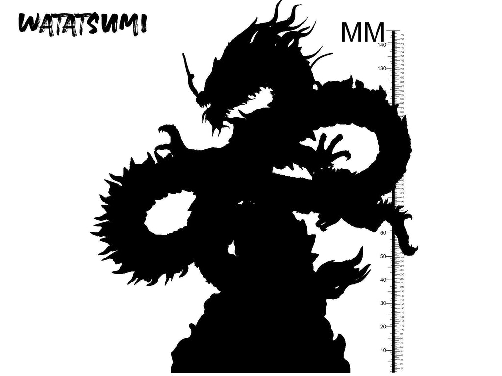 3D Printed Clay Cyanide Watatsumi Japanese Deities Ragnarok D&D
