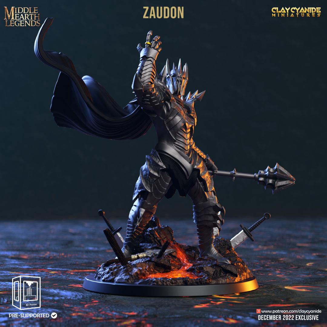 3D Printed Clay Cyanide Zaudon Middle Earth Legends D&D