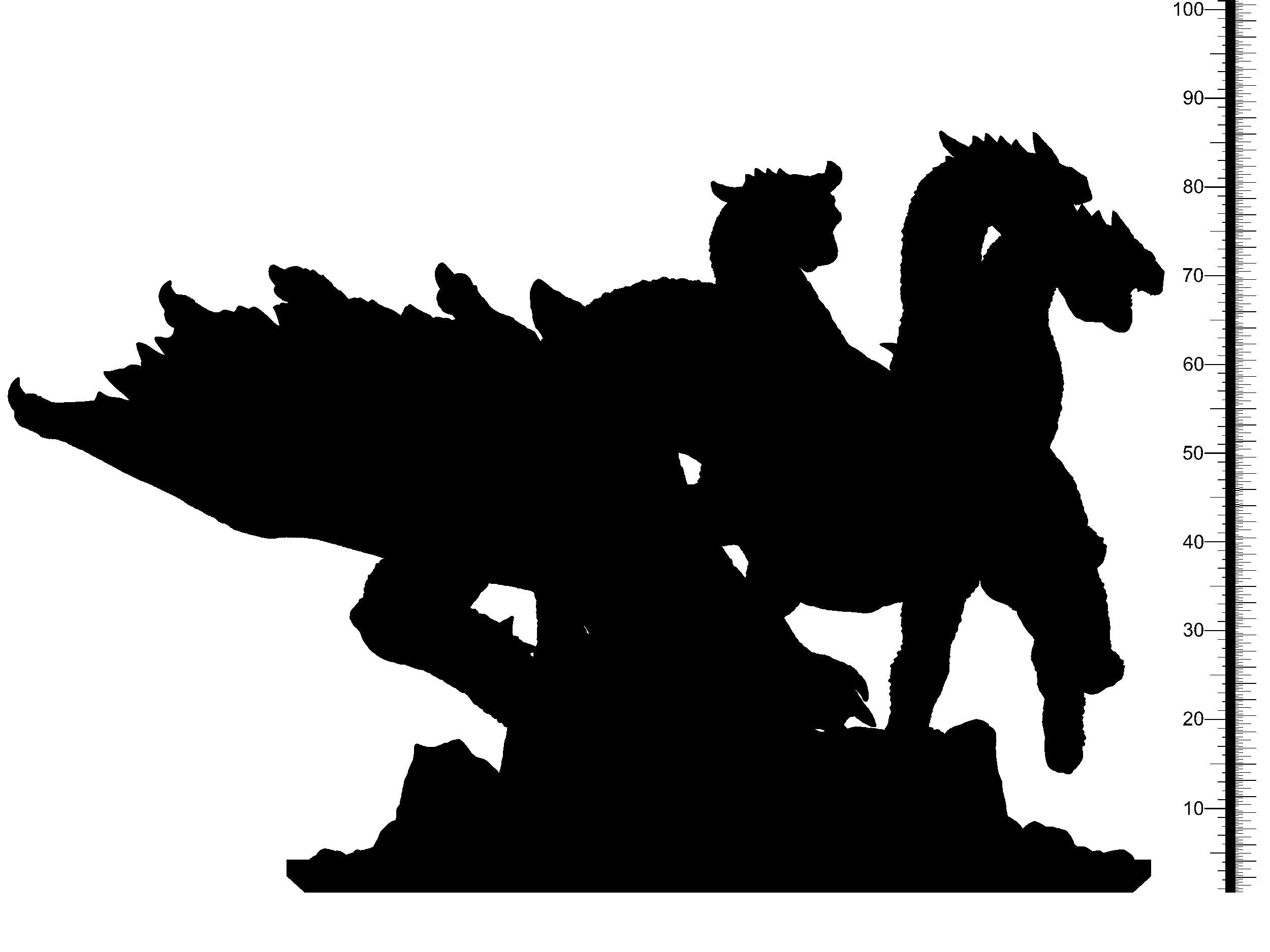3D Printed Clay Cyanide Zmij Hydra Dragon Slavic Mythos Ragnarok D&D