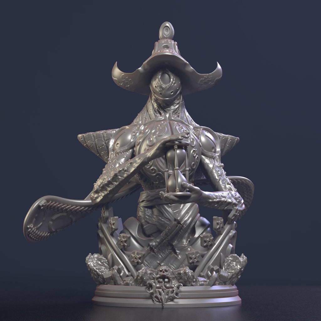 3D Printed Clay Cyanide Zoltan 28 32 mm D&D