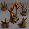3D Printed Fantastic Plants and Rocks Abandoned Dangerous Sticks 28mm - 32mm D&D Wargaming