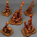 3D Printed Fantastic Plants and Rocks Abandonned Acid Pipes 28mm - 32mm D&D Wargaming