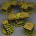 3D Printed Fantastic Plants and Rocks Aztec Modular Bridges 28mm - 32mm D&D Wargaming