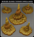 3D Printed Fantastic Plants and Rocks Burried Elder Things Dwellings 28mm - 32mm D&D Wargaming