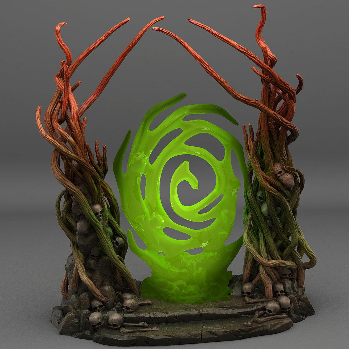 3D Printed Fantastic Plants and Rocks Dark Forest Portal 28mm - 32mm D&D Wargaming