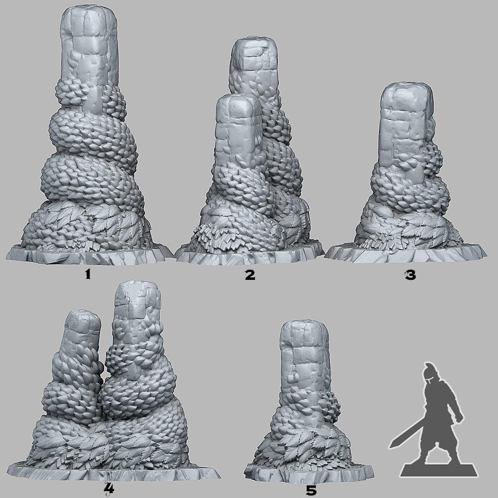 3D Printed Fantastic Plants and Rocks Fairy Ivy 28mm - 32mm D&D Wargaming