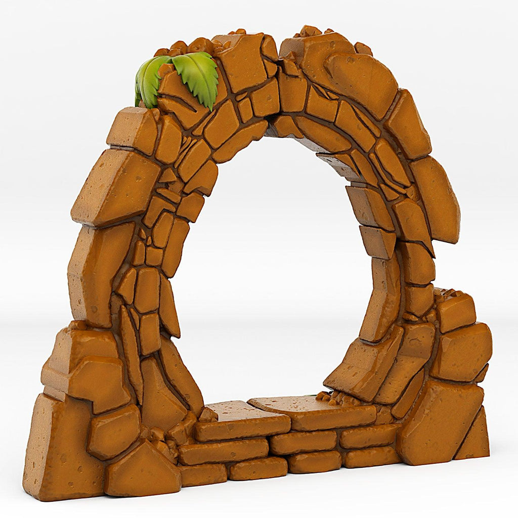 3D Printed Fantastic Plants and Rocks Jurassic Portal With Its Forgotten Effect 28mm - 32mm D&D Wargaming
