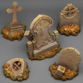 3D Printed Fantastic Plants and Rocks Lost Graveyards 28mm - 32mm D&D Wargaming