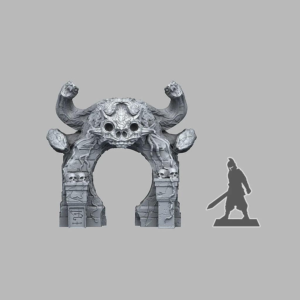 3D Printed Fantastic Plants and Rocks MEDUSA'S LAIR ENTRANCE 28mm - 32mm D&D Wargaming