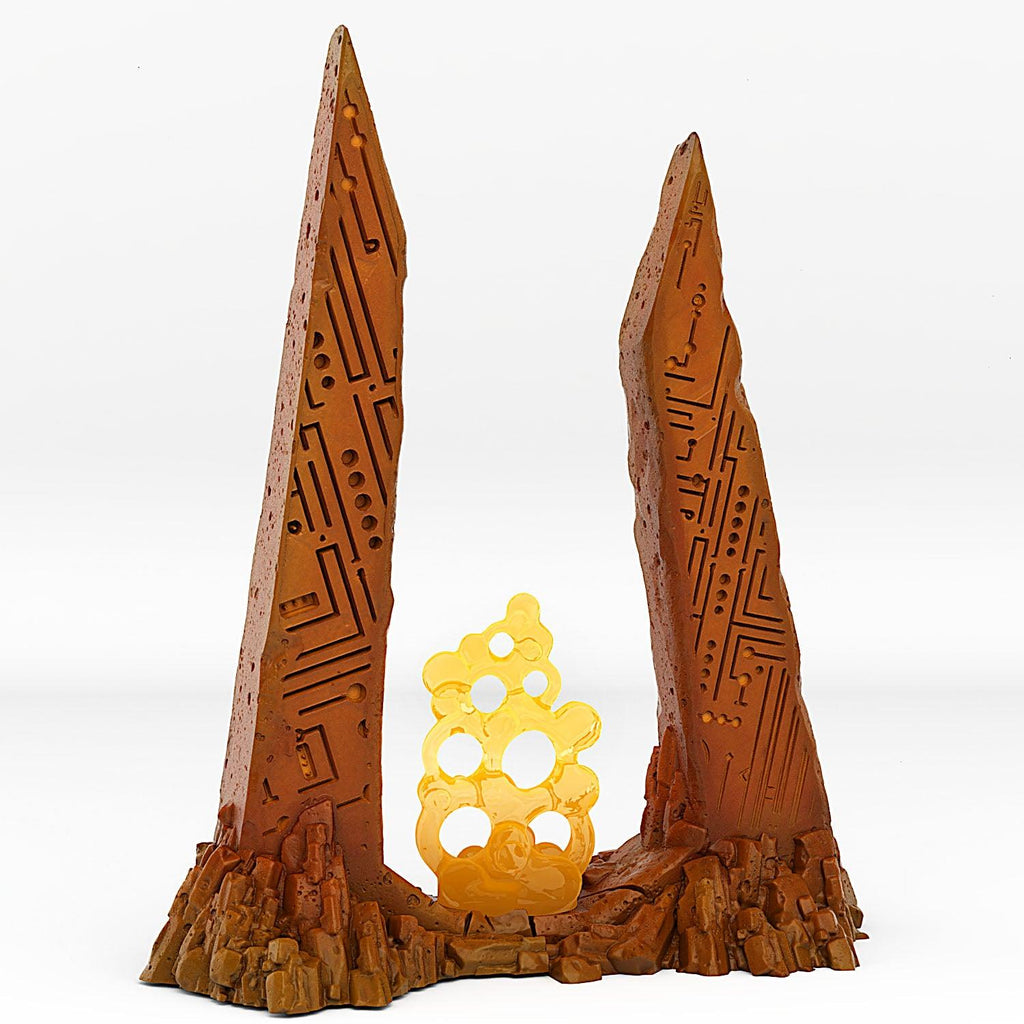 3D Printed Fantastic Plants and Rocks Mars Portal With Its Strange Cloud Effect 28mm - 32mm D&D Wargaming