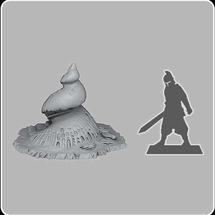 3D Printed Fantastic Plants and Rocks Ocean Sea Terrain Set 28mm - 32mm D&D Wargaming