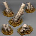 3D Printed Fantastic Plants and Rocks PILLAR BASALT 28mm - 32mm D&D Wargaming