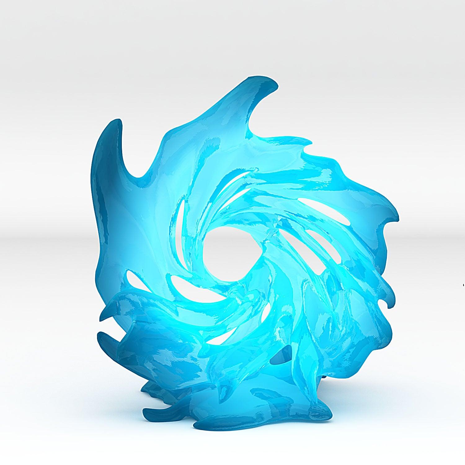 3D Printed Fantastic Plants and Rocks Pandora Portal With Its Water Vortex Effect 28mm - 32mm D&D Wargaming