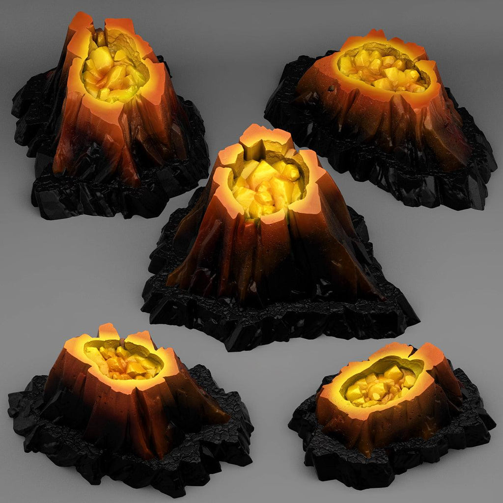 3D Printed Fantastic Plants and Rocks Pot of Gold 28mm - 32mm D&D Wargaming
