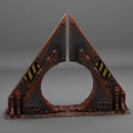 3D Printed Fantastic Plants and Rocks Sci-Fi Portal 28mm - 32mm D&D Wargaming