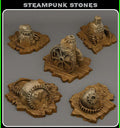3D Printed Fantastic Plants and Rocks Steampunk Stones 28mm - 32mm D&D Wargaming