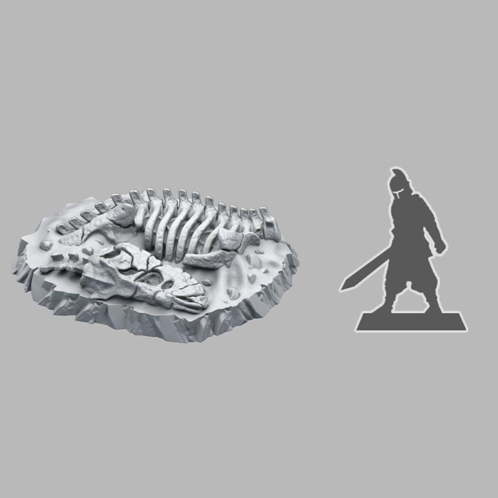 3D Printed Fantastic Plants and Rocks T-REX FOSSIL 28mm - 32mm D&D Wargaming
