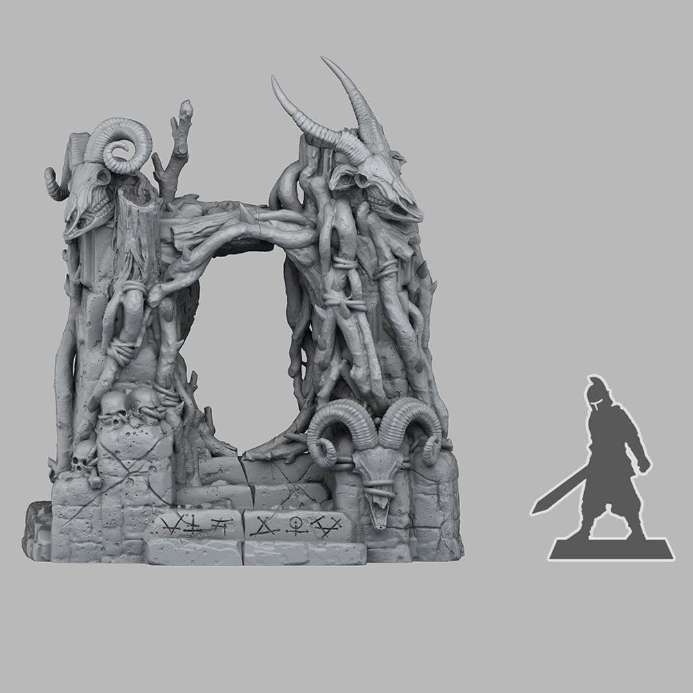 3D Printed Fantastic Plants and Rocks Witch Portal 28mm - 32mm D&D Wargaming