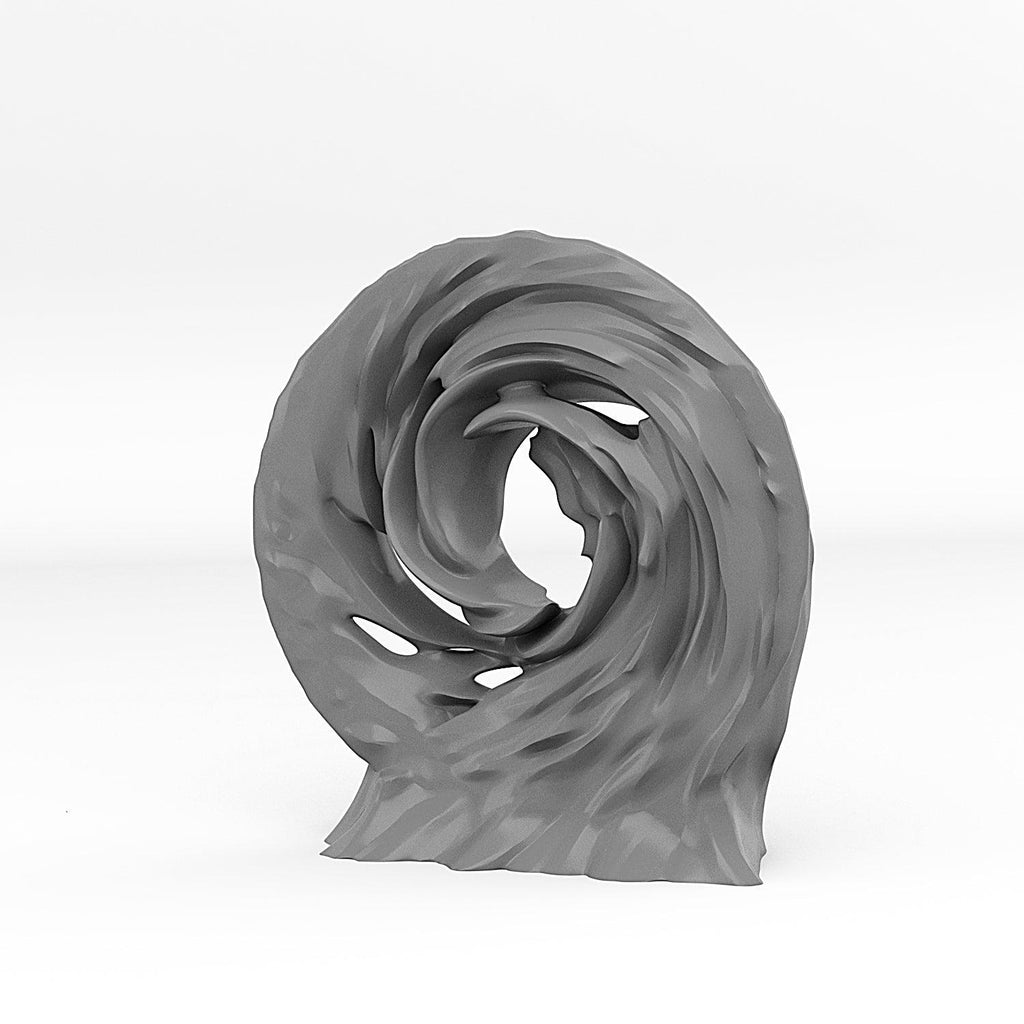 3D Printed Fantastic Portals and Effects Ancient Asian Temple Portal 28mm - 32mm D&D Wargaming