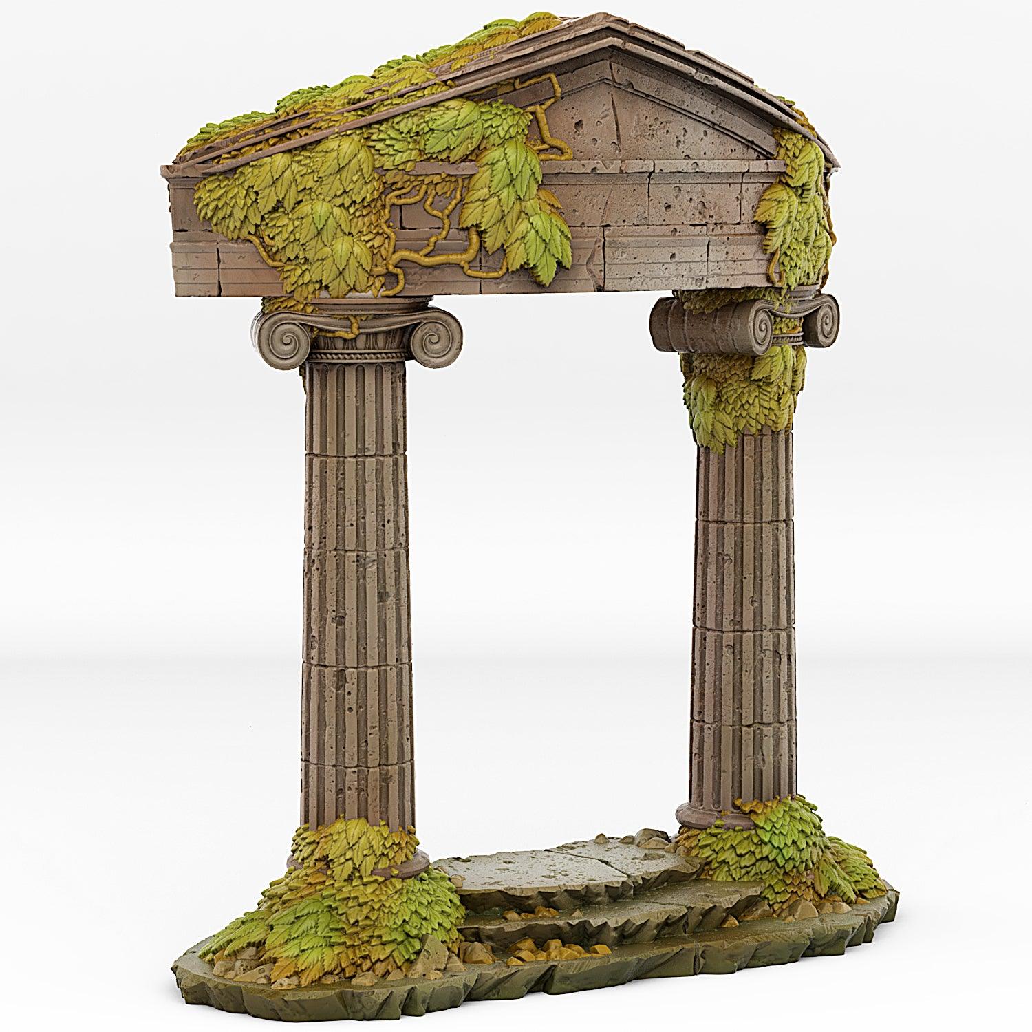 3D Printed Fantastic Portals and Effects Ancient Greek Portal 28mm - 32mm D&D Wargaming