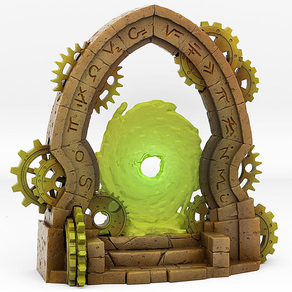 3D Printed Fantastic Portals and Effects Clockwork Portal 28mm - 32mm D&D Wargaming