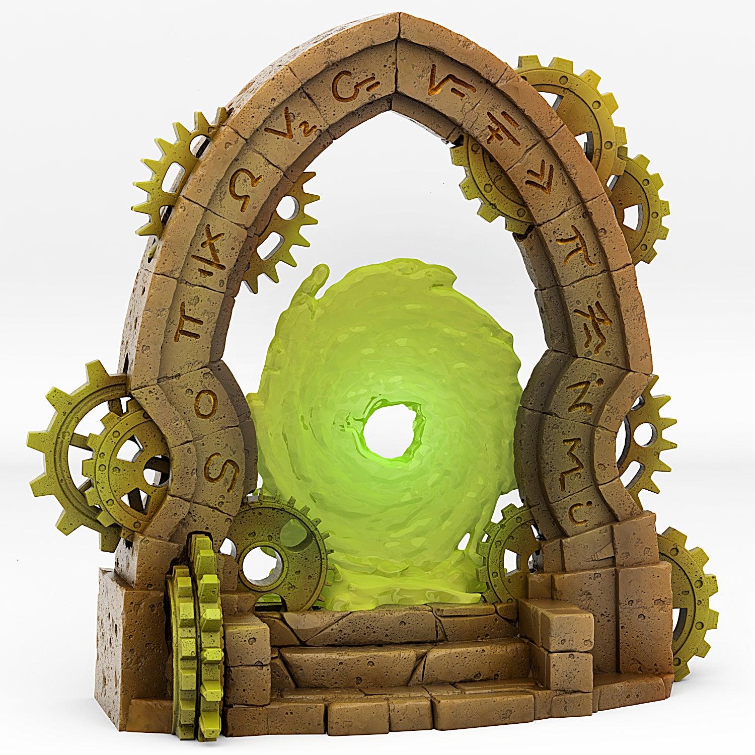 3D Printed Fantastic Portals and Effects Clockwork Portal 28mm - 32mm D&D Wargaming