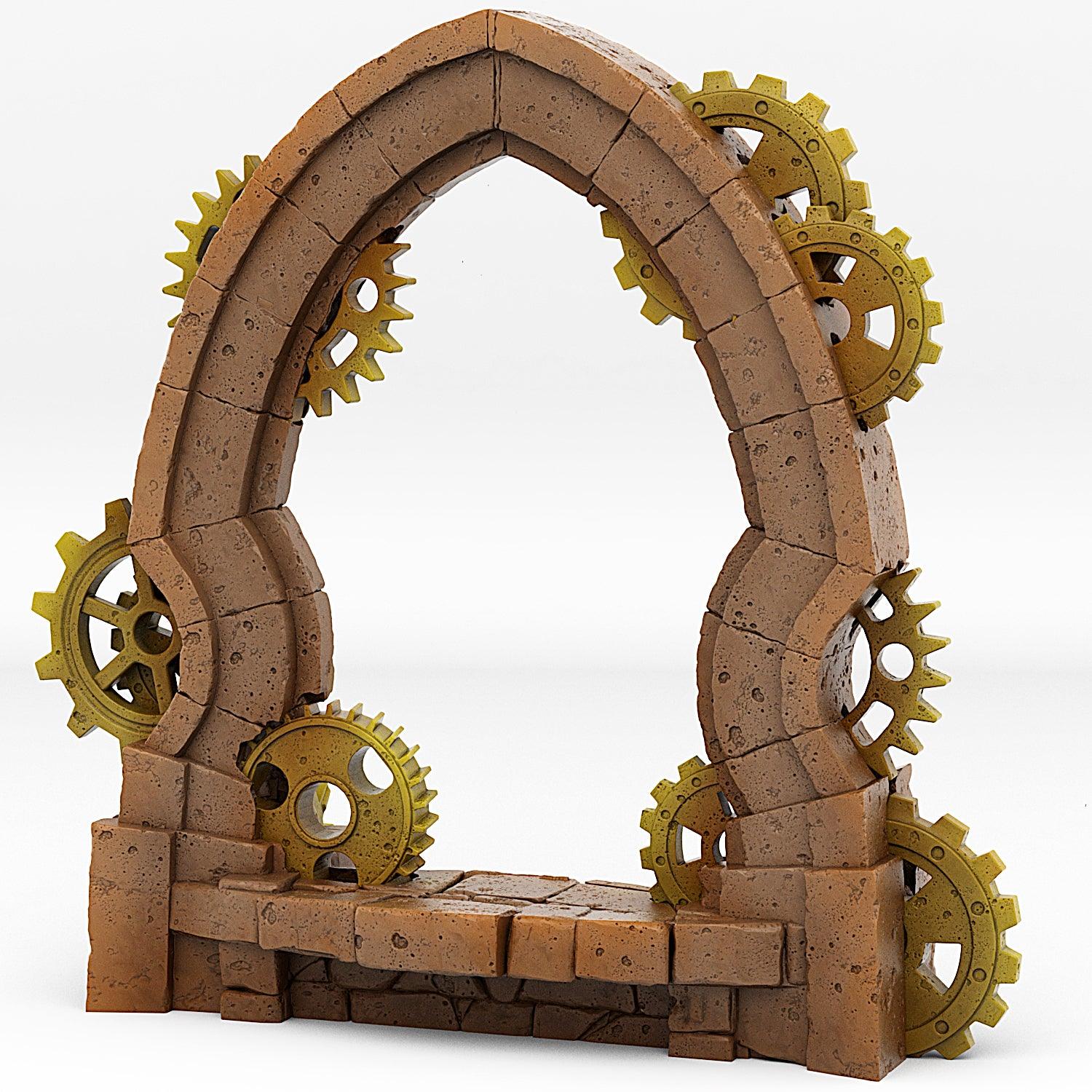 3D Printed Fantastic Portals and Effects Clockwork Portal 28mm - 32mm D&D Wargaming