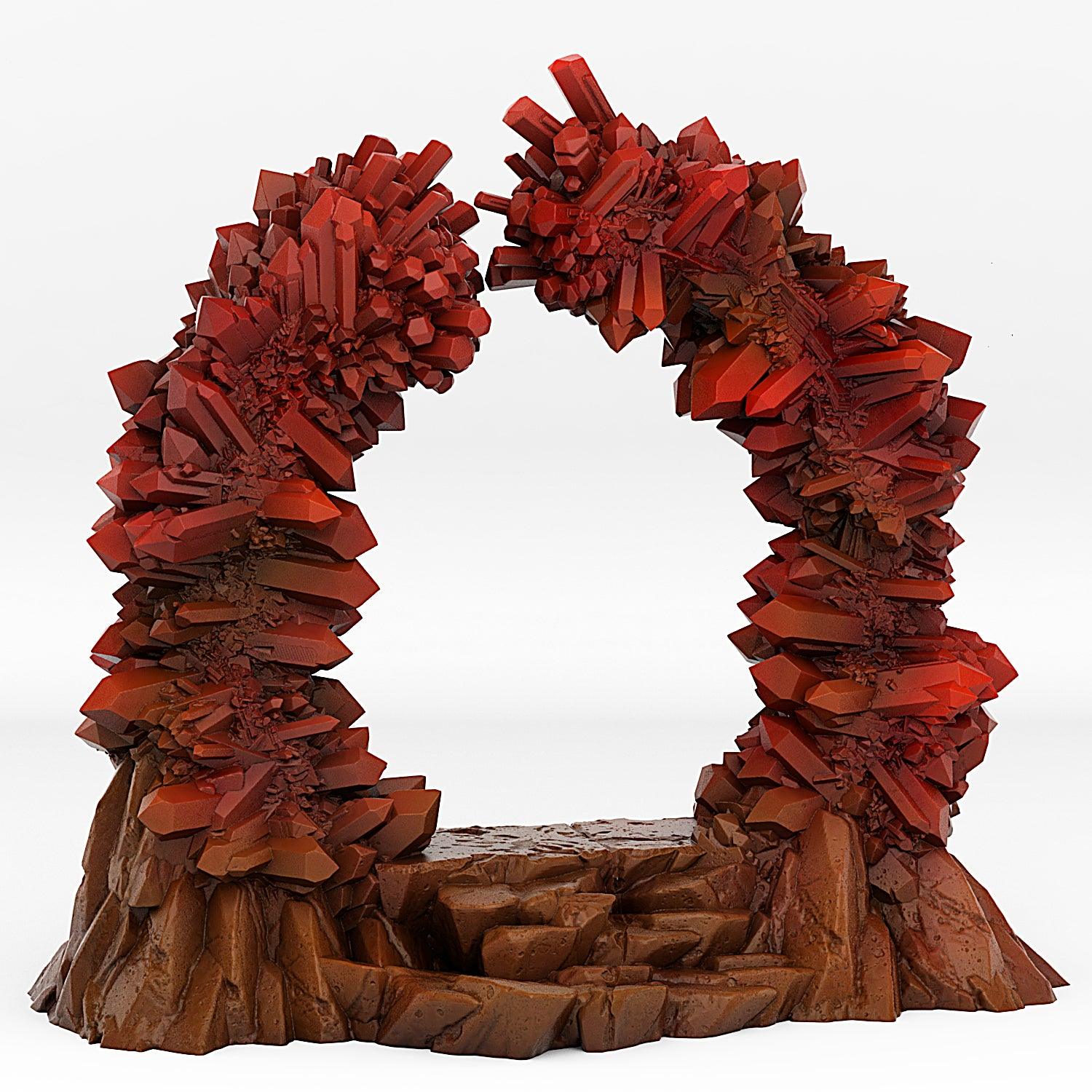 3D Printed Fantastic Portals and Effects Crystal Portal 28mm - 32mm D&D Wargaming