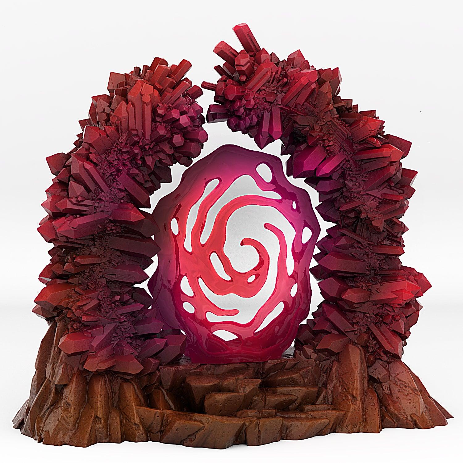 3D Printed Fantastic Portals and Effects Crystal Portal 28mm - 32mm D&D Wargaming