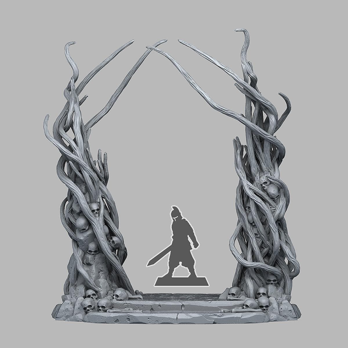 3D Printed Fantastic Portals and Effects Dark Forest Portal 28mm - 32mm D&D Wargaming