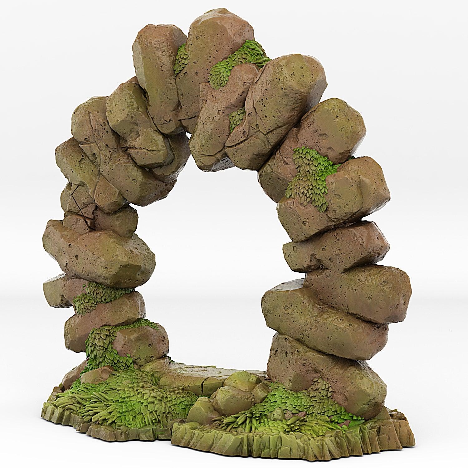 3D Printed Fantastic Portals and Effects Druid Portal 28mm - 32mm D&D Wargaming