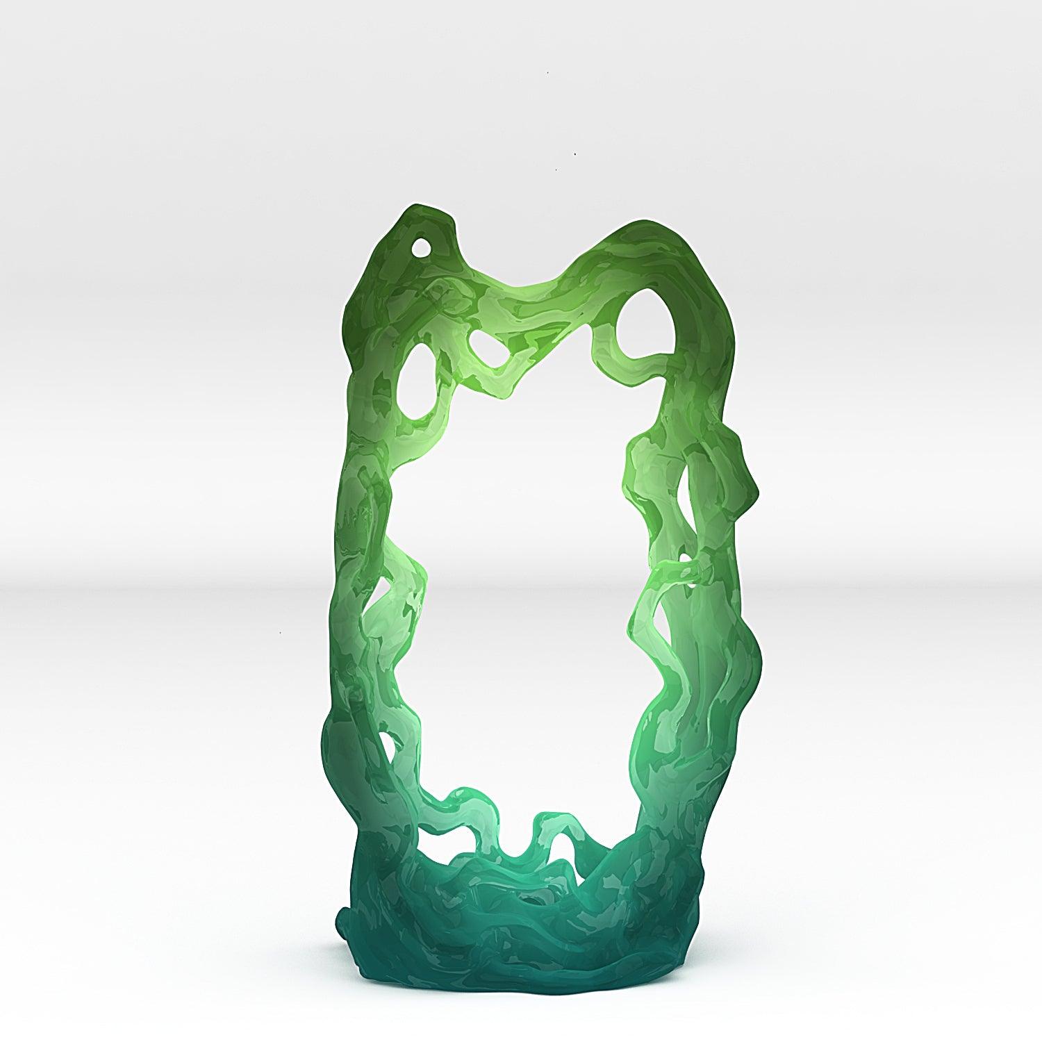 3D Printed Fantastic Portals and Effects Elfic Portal 28mm - 32mm D&D Wargaming