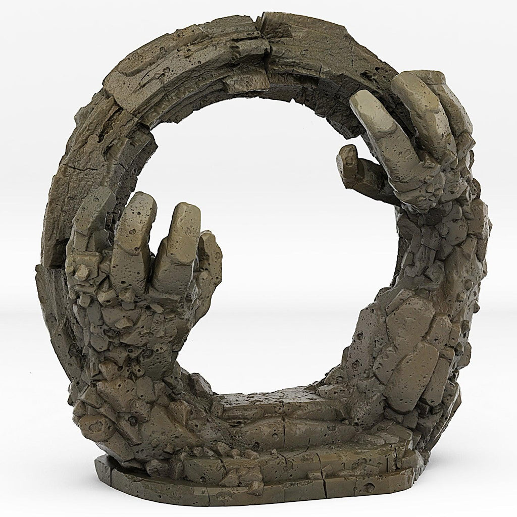 3D Printed Fantastic Portals and Effects Golem Portal 28mm - 32mm D&D Wargaming