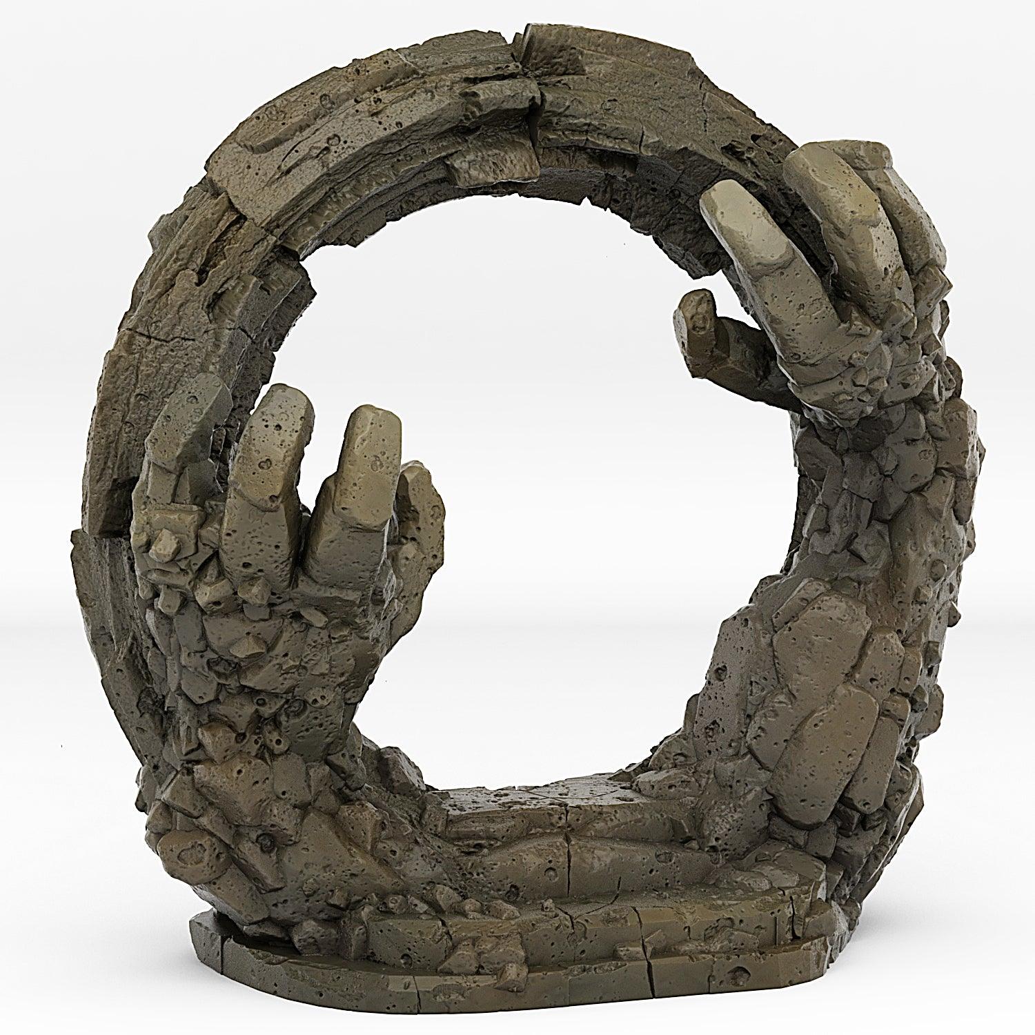 3D Printed Fantastic Portals and Effects Golem Portal 28mm - 32mm D&D Wargaming